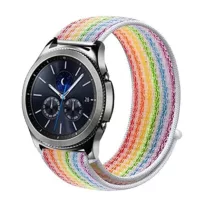   MYBANDZ Tépőzáras rugalmas szövet óraszíj / szivárvány / 20mm