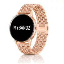 MYBANDZ Diamond fém óraszíj- rosegold 20 mm