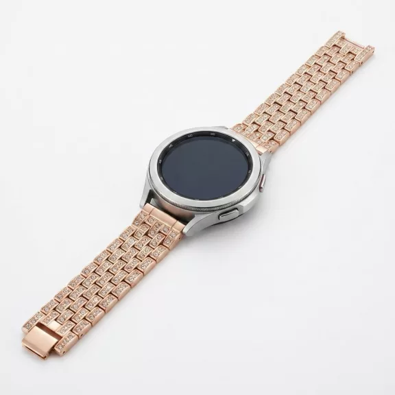 MYBANDZ Diamond fém óraszíj- rosegold 20 mm