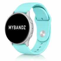 MYBANDZ Szilikon óraszíj gömb csattal /türkiz/ / 20mm