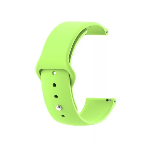 MYBANDZ Szilikon óraszíj gömb csattal /lime/ 20mm