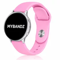 MYBANDZ Szilikon óraszíj gömb csattal /rózsaszín/ 18mm