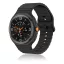 MYBANDZ Waves szilikon óraszíj-fekete/Samsung Galaxy Watch 8-9
