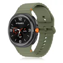   MYBANDZ Waves szilikon óraszíj-zöld/Samsung Galaxy Watch 8-9