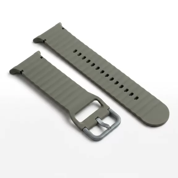 MYBANDZ Waves szilikon óraszíj-szürke/Samsung Galaxy Watch 8-9