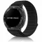MYBANDZ Tépőzáras szövet óraszíj  /fekete/ Samsung Galaxy Watch 8-9