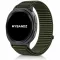 MYBANDZ Tépőzáras szövet óraszíj  /sötétzöld/ Samsung Galaxy Watch 8-9