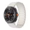 MYBANDZ Mágneses szilikon óraszíj-bézs/Samsung Galaxy Watch 8-9