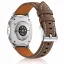 MYBANDZ Verona bőróraszíj /sötétbarna/ Samsung Galaxy Watch 8-9