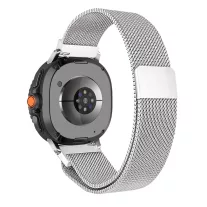   Mybandz Milánói mágneses fém óraszíj-ezüst/Samsung Galaxy Watch 8-9