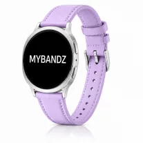   MYBANDZ vékony bőróraszíj/levnendula/Samsung Galaxy Watch 8-9