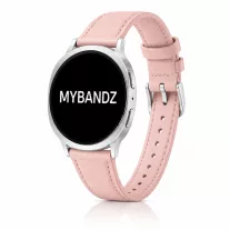   MYBANDZ vékony bőróraszíj/rózsaszín/Samsung Galaxy Watch 8-9