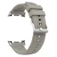 MYBANDZ Kívül puha bőr belül szilikon óraszíj/szürke/Samsung Galaxy Watch 8-9