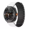 MYBANDZ Mágneses szilikon óraszíj-fehér-fekete/Samsung Galaxy Watch 8-9