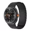 MYBANDZ Mágneses szilikon óraszíj-fekete/Samsung Galaxy Watch 8-9