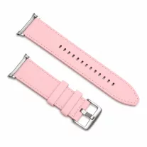   MYBANDZ Kívül puha bőr belül szilikon óraszíj/rózsaszín/Samsung Galaxy Watch 8-9