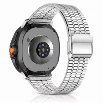   Mybandz Monaco  fém óraszíj /ezüst/ Samsung Galaxy Watch 8-9
